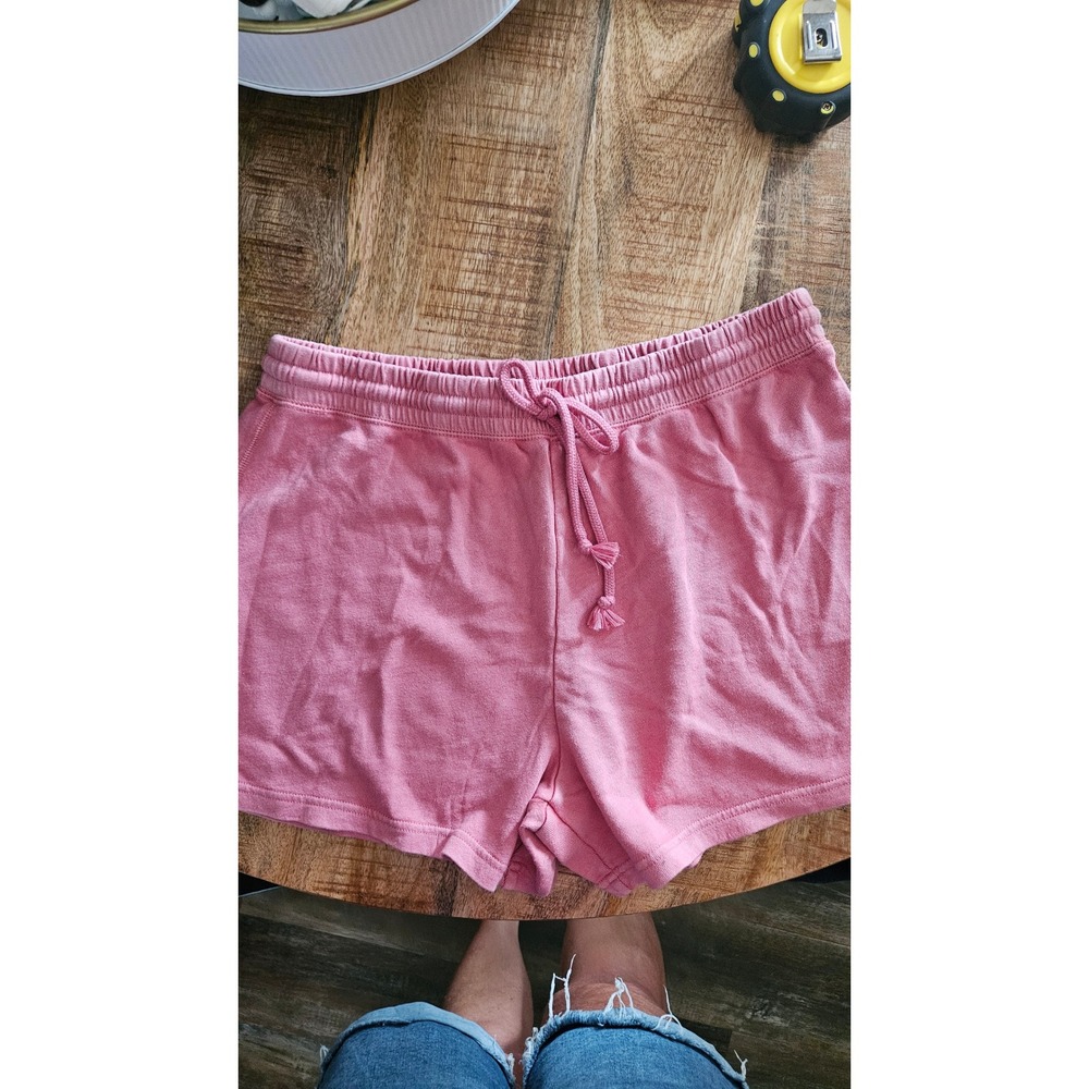 NWT Girlhoodcore J.Crew Womens Garment Dyed Knit Shorts Pink AY078 Size S